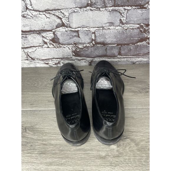 Doucal’s Handmade Black Leather Lace Derby Oxfords Dress Shoes Men Sz 40EU/7M US main image 14